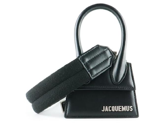 JACQUEMUS Borse T.  Leather Nero Pelle  ref.1281396