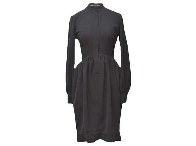 Vestido Balenciaga de algodón negro S