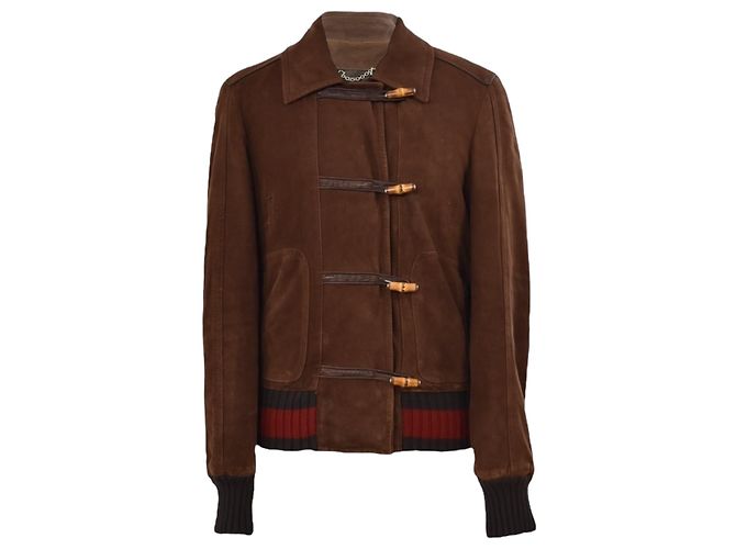 Gucci Brown Suede Jacket M
