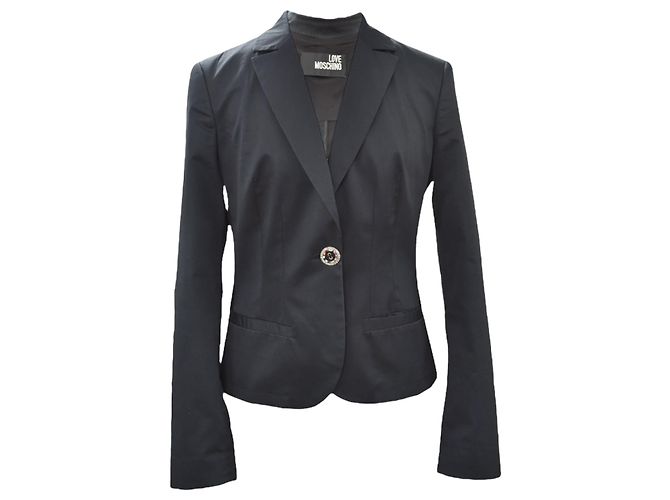 Giacca Moschino in cotone blu M
