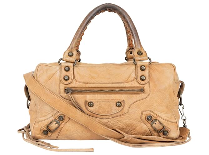 Balenciaga The Twiggy Bag Brown Leather  ref.1281458