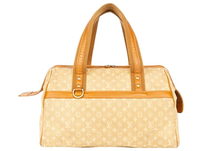 Louis Vuitton Mini Lin Josephine Handbag Yellow Cloth  ref.1281464