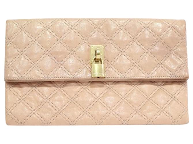 Autre Marque Pink Wallet With Padlock Details Leather  ref.1281553