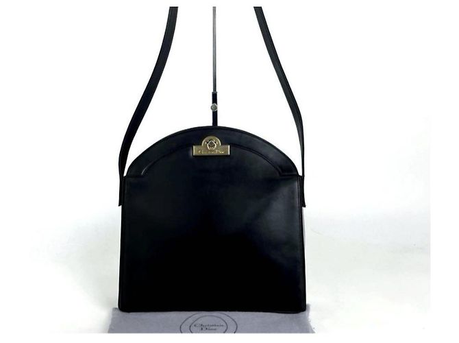 Bolsa Dior de couro preta Preto