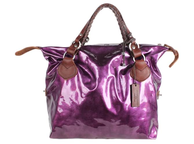 Autre Marque Purple Patent Leather Handbag  ref.1281565