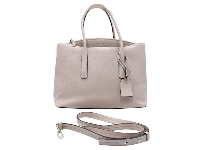 Autre Marque Pale Pink Leather Tote Bag Polyester  ref.1281571