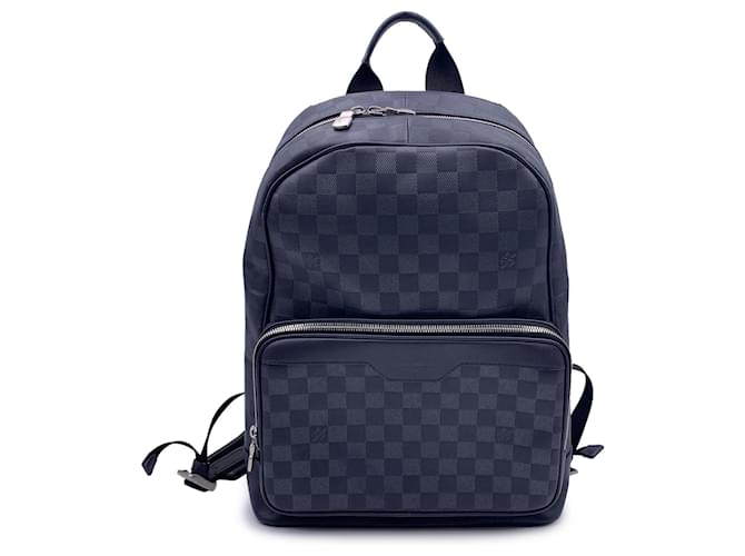 Louis Vuitton Blue Astral Damier Infini Leather Campus Backpack Bag Black  ref.1281582