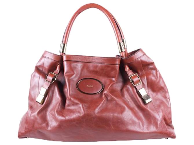 Autre Marque Brown leather shoulder bag  ref.1281627