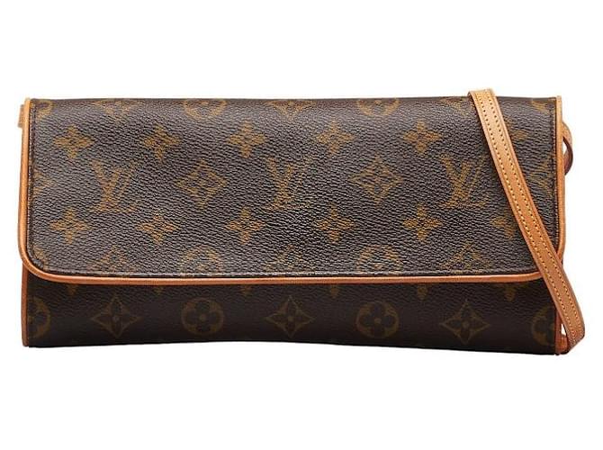 Louis Vuitton Monogram Pochette Twin GM  Canvas Shoulder Bag M51852 in Good condition Cloth  ref.1281673