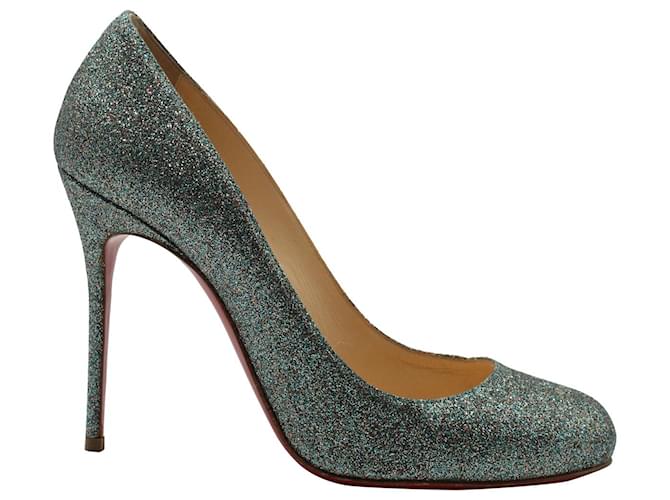 Christian Louboutin Fifille Pumps in Multicolor Glitter Python print  ref.1281695