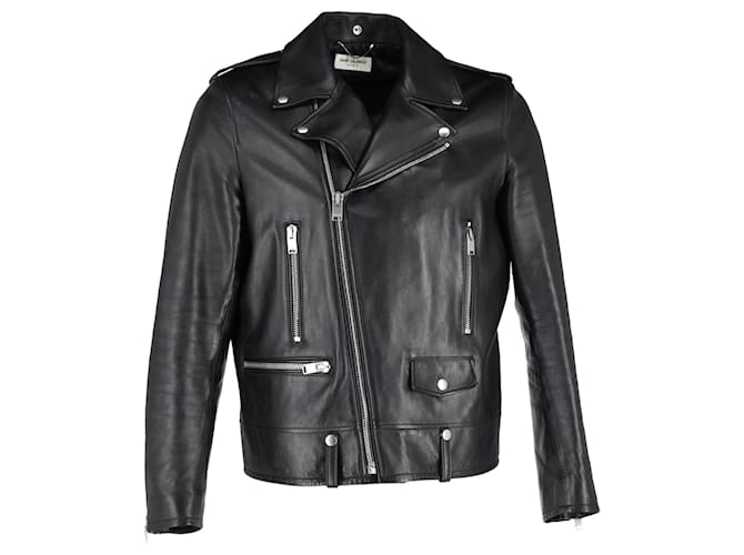 Saint Laurent Biker Jacket in Black Leather  ref.1281706