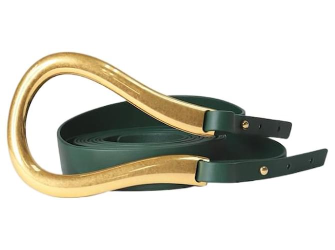 Bottega Veneta Cintura con cinturino foderato verde Pelle  ref.1281724
