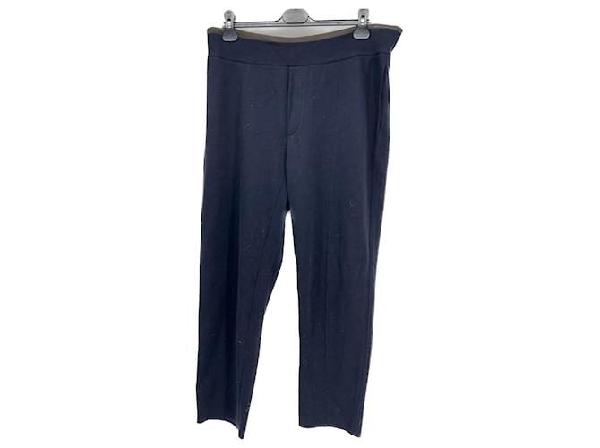 BERLUTI Pantalon T.International L Soie Bleu  ref.1281750