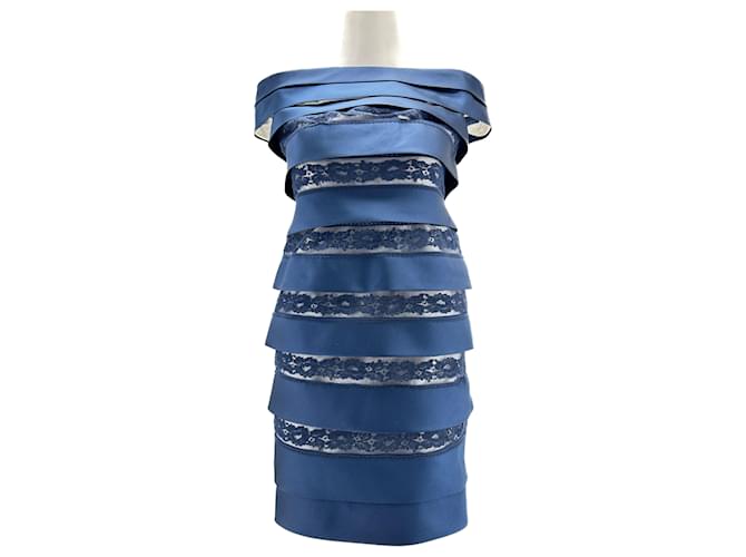 Autre Marque ANDREA ODICINI  Dresses T.International S Silk Blue  ref.1281764