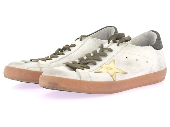 GOLDEN GOOSE  Trainers T.eu 45 Suede White  ref.1281771