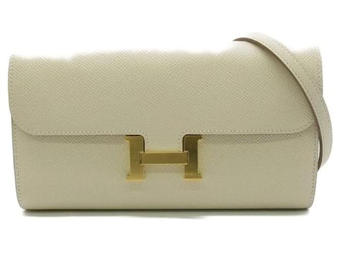 Hermès Epsom Constance Long To Go Wallet Leather  ref.1281962
