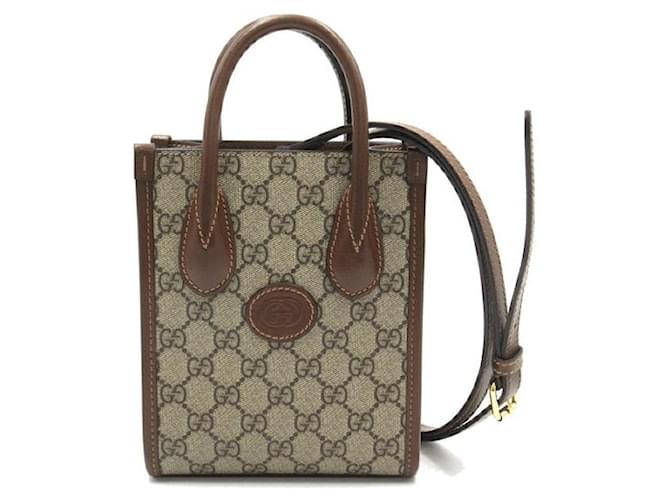 Gucci GG Supreme Mini Tote Bag  671623 Cloth  ref.1281992