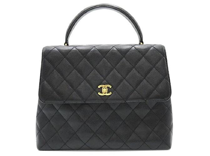 Chanel CC Caviar Handbag Leather  ref.1281997