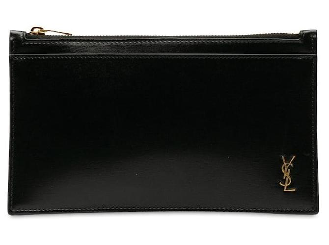 Yves Saint Laurent Monogram Leather Pouch  ref.1282027