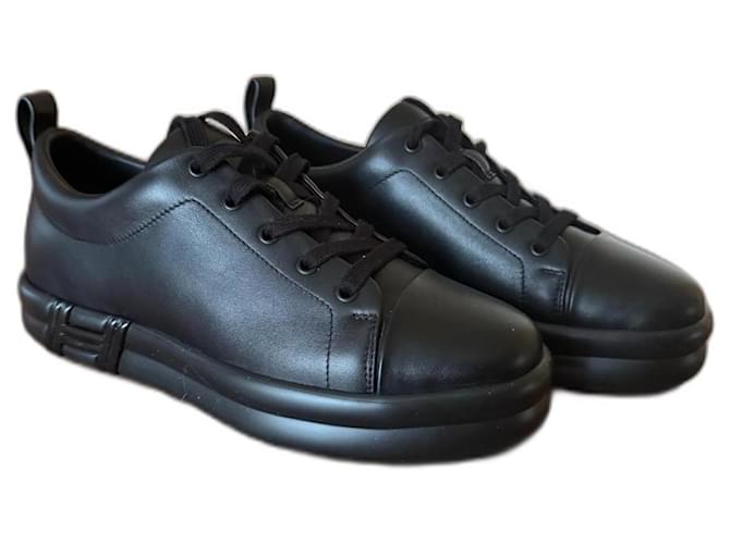 Hermès Sneaker felice Nero Pelle  ref.1282048