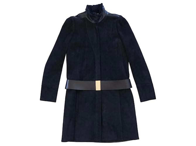 Gucci shearling coat Black Fur  ref.1282072
