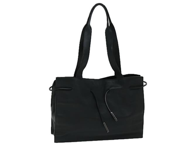GUCCI Shoulder Bag Leather Black Auth 67531  ref.1282114