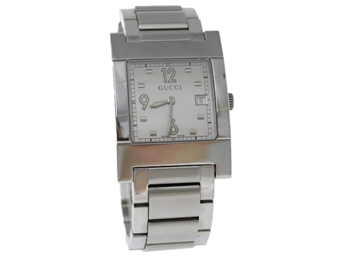 GUCCI Uhren Metall Silber 7700M Auth am5923  ref.1282118