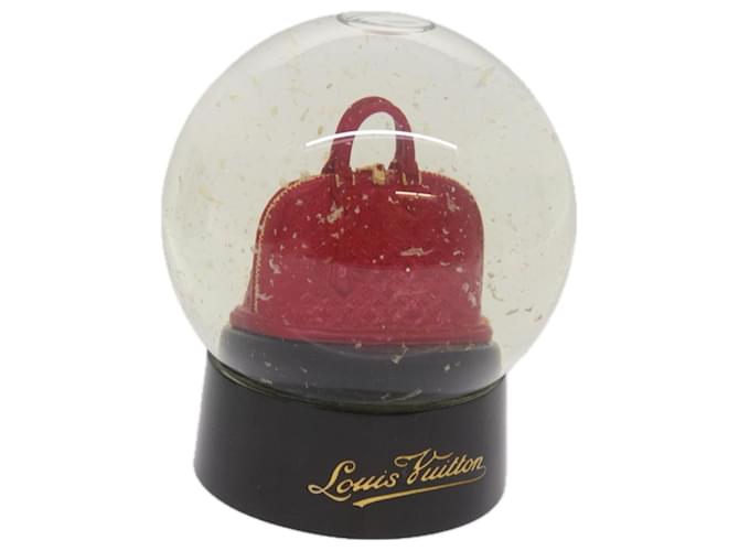 LOUIS VUITTON Snow Globe Alma VIP Limited Clear Red LV Auth 67171 Glass  ref.1282142