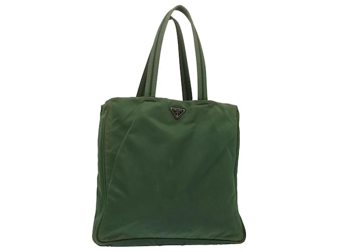 Prada Tote Bag Nylon Green Auth 67330 Verde  ref.1282164