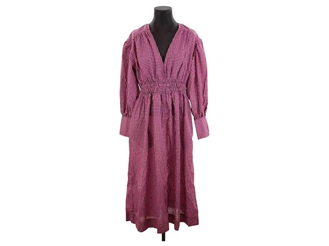 Ganni Cotton dress Pink  ref.1282189