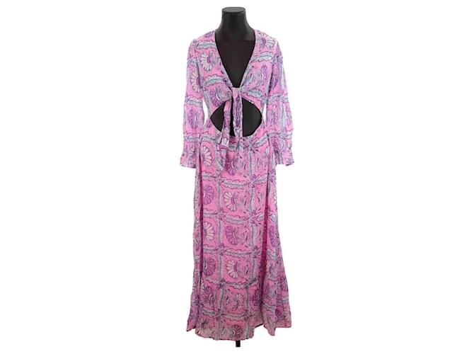 Antik Batik Cotton dress Pink  ref.1282192