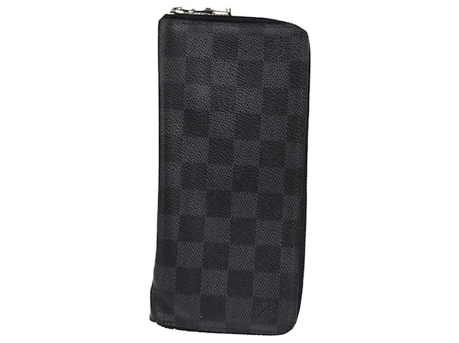 Louis Vuitton Zippy Wallet Vertical Black Cloth  ref.1282240