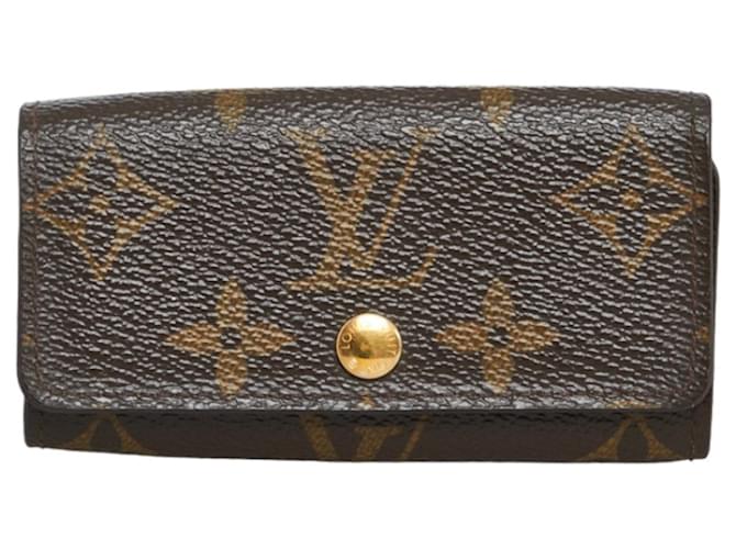 Louis Vuitton Étui Pour 4 cles Brown Leather  ref.1282255