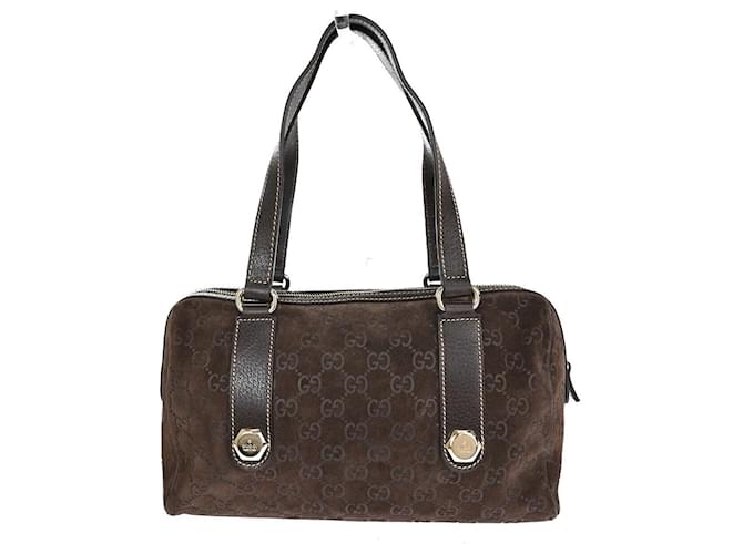 Gucci Charmy Brown Suede  ref.1282329