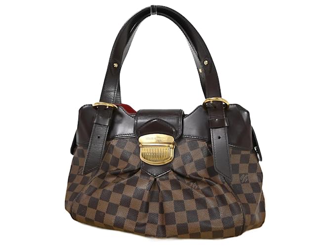 Louis Vuitton Sistina Brown Cloth  ref.1282331