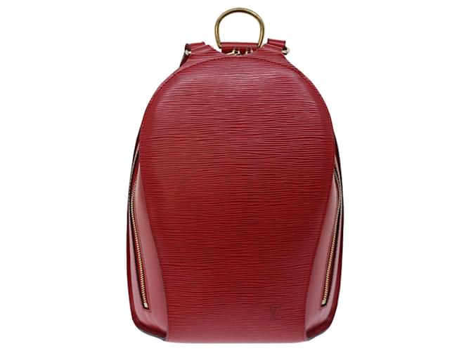 Louis Vuitton Mabillon Dark red Leather  ref.1282350
