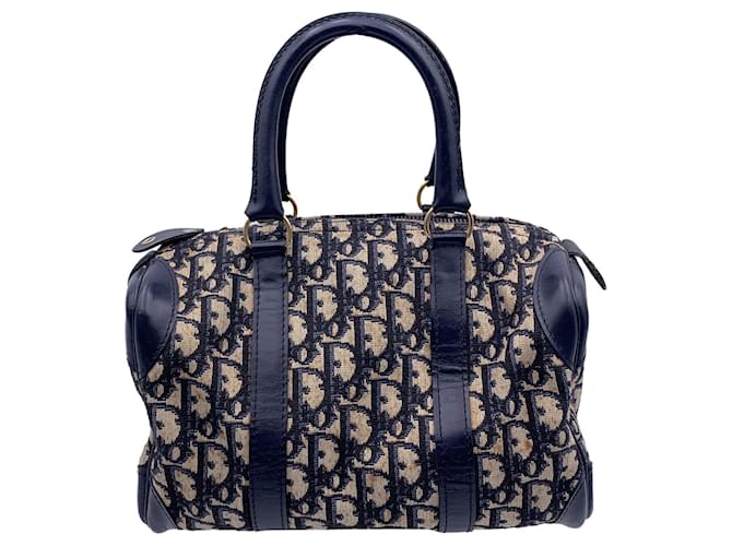 Christian Dior Handbag Vintage n.A. Blue Cloth  ref.1282427