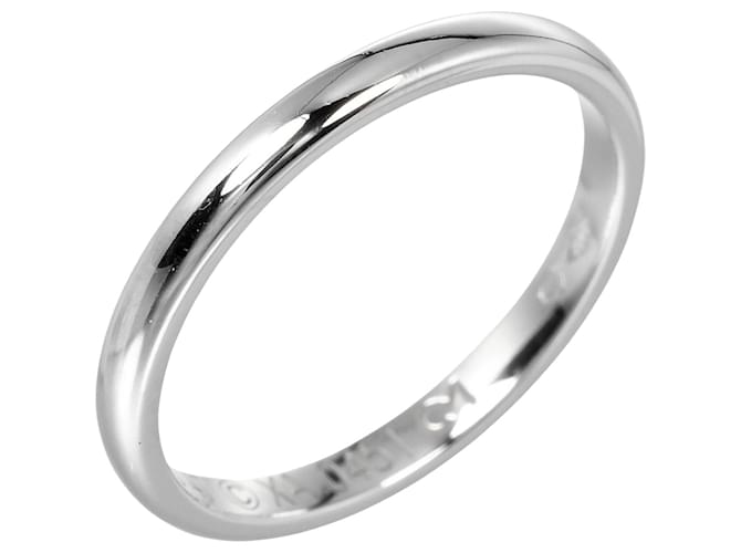 cartier 1895 Wedding ring Silvery Platinum  ref.1282458
