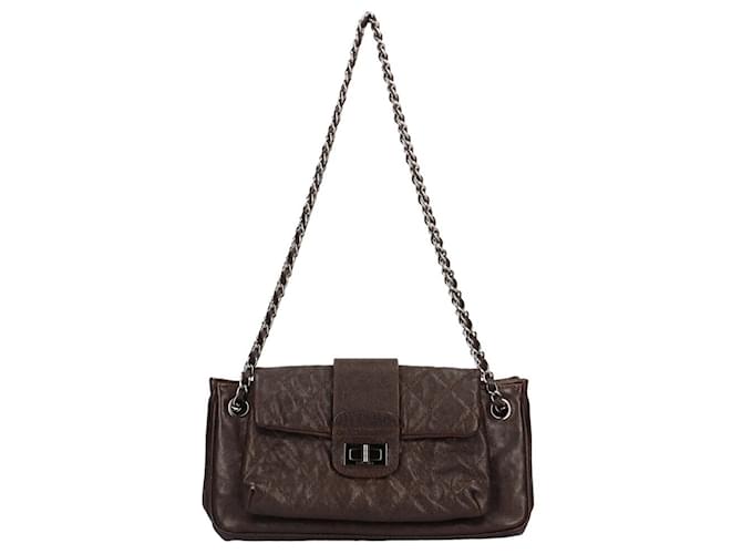 Chanel Brown Leather  ref.1282467