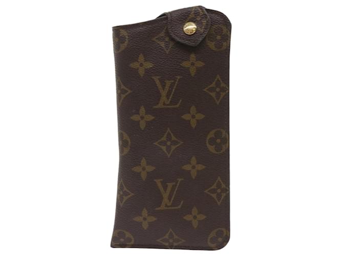 Louis Vuitton Etui à lunettes Brown Cloth  ref.1282482