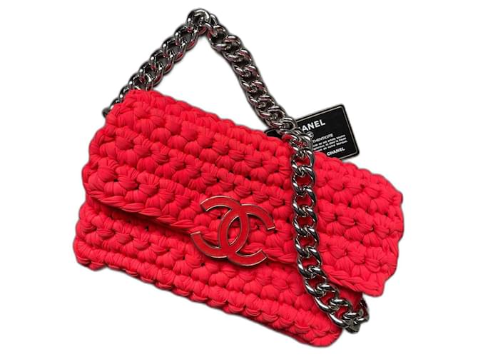 Chanel Timeless/ Classic Coral Cloth  ref.1282503