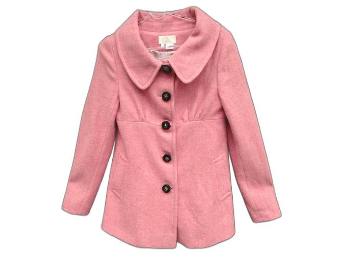 Autre Marque cappotto Sara Berman in Harris Tweed Rosa