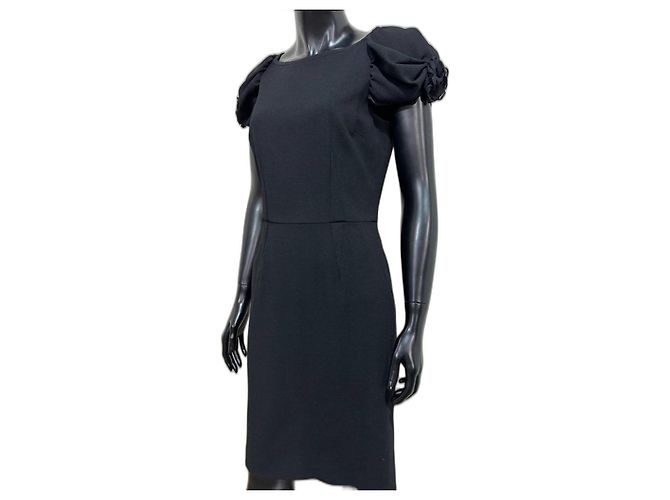 Dolce & Gabbana Kleid aus schwarzer Wolle