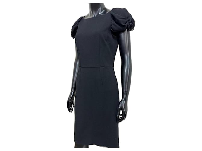 Dolce & Gabbana Robes Laine Noir  ref.1282532
