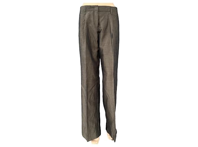 Marc Cain Pants, leggings Khaki Bronze Cotton  ref.1282537