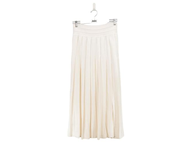 Autre Marque cotton skirt Beige  ref.1282550