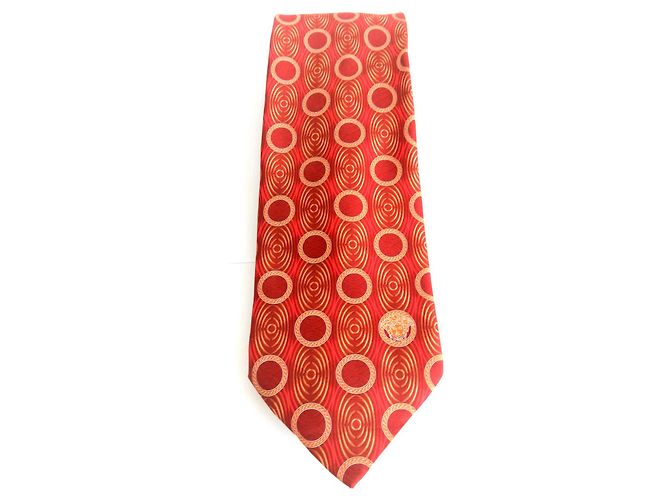 Versace Red Silk Tie