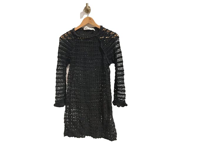 ISABEL MARANT ETOILE Vestidos T.Internacional XL Algodón Negro