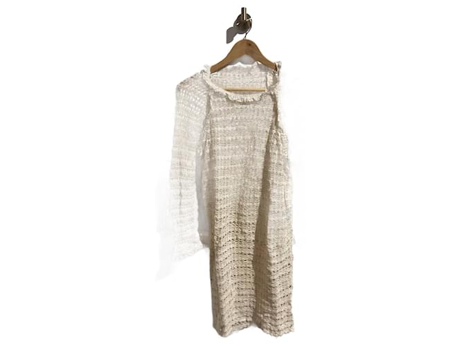 ISABEL MARANT ETOILE  Dresses T.International XL Cotton Beige  ref.1282568