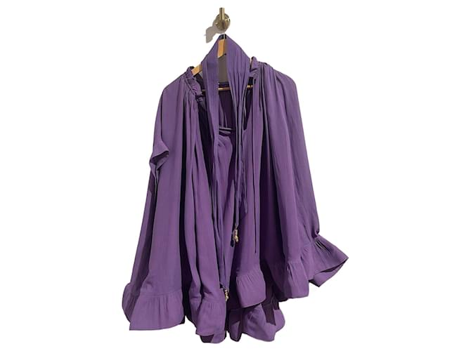 Autre Marque OTHER BRAND  Dresses T.International S Viscose Purple  ref.1282580